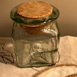 Ben Rickert Vintage Glass Jar with cork lid